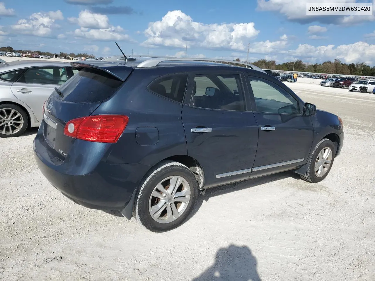 2013 Nissan Rogue S VIN: JN8AS5MV2DW630420 Lot: 78364614