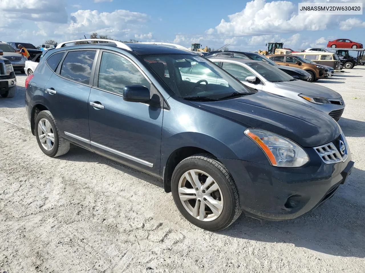 2013 Nissan Rogue S VIN: JN8AS5MV2DW630420 Lot: 78364614