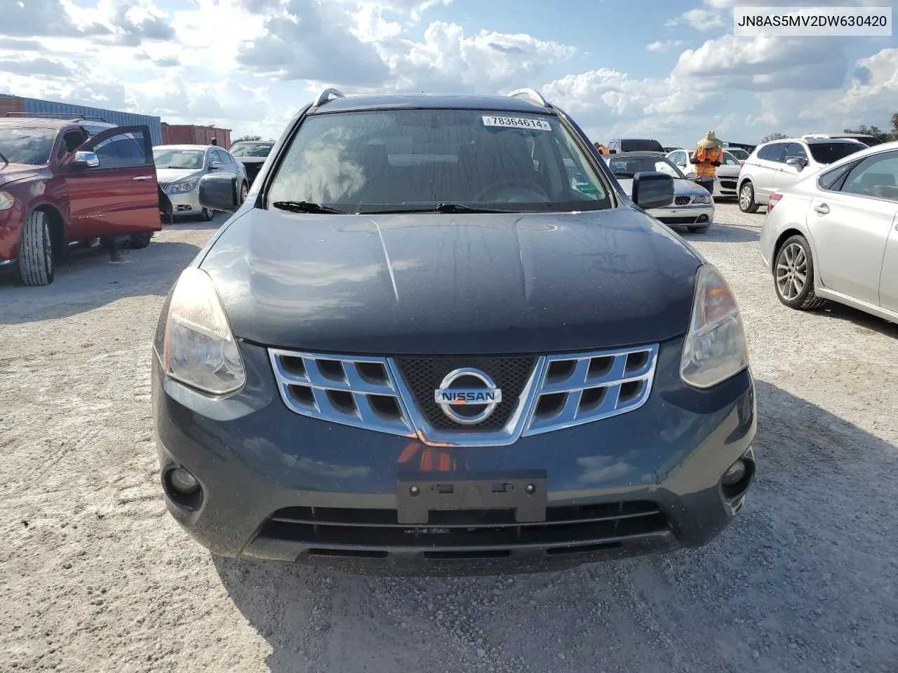 2013 Nissan Rogue S VIN: JN8AS5MV2DW630420 Lot: 78364614