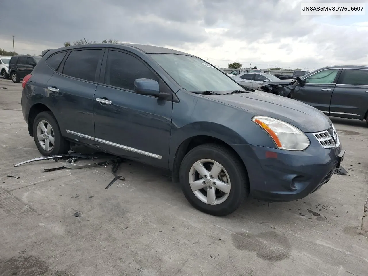 2013 Nissan Rogue S VIN: JN8AS5MV8DW606607 Lot: 78478814