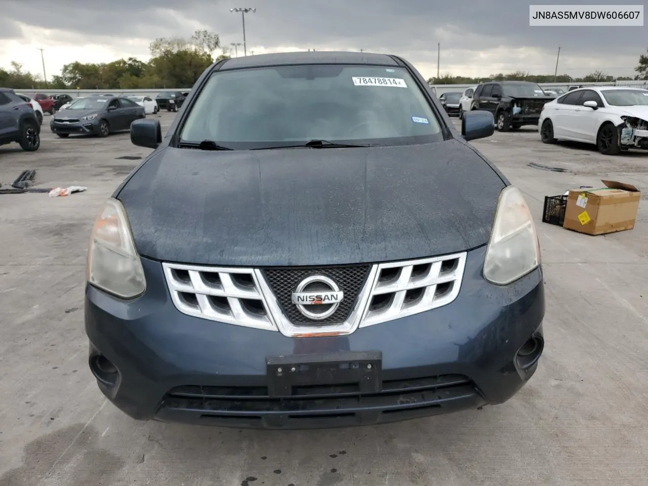 2013 Nissan Rogue S VIN: JN8AS5MV8DW606607 Lot: 78478814