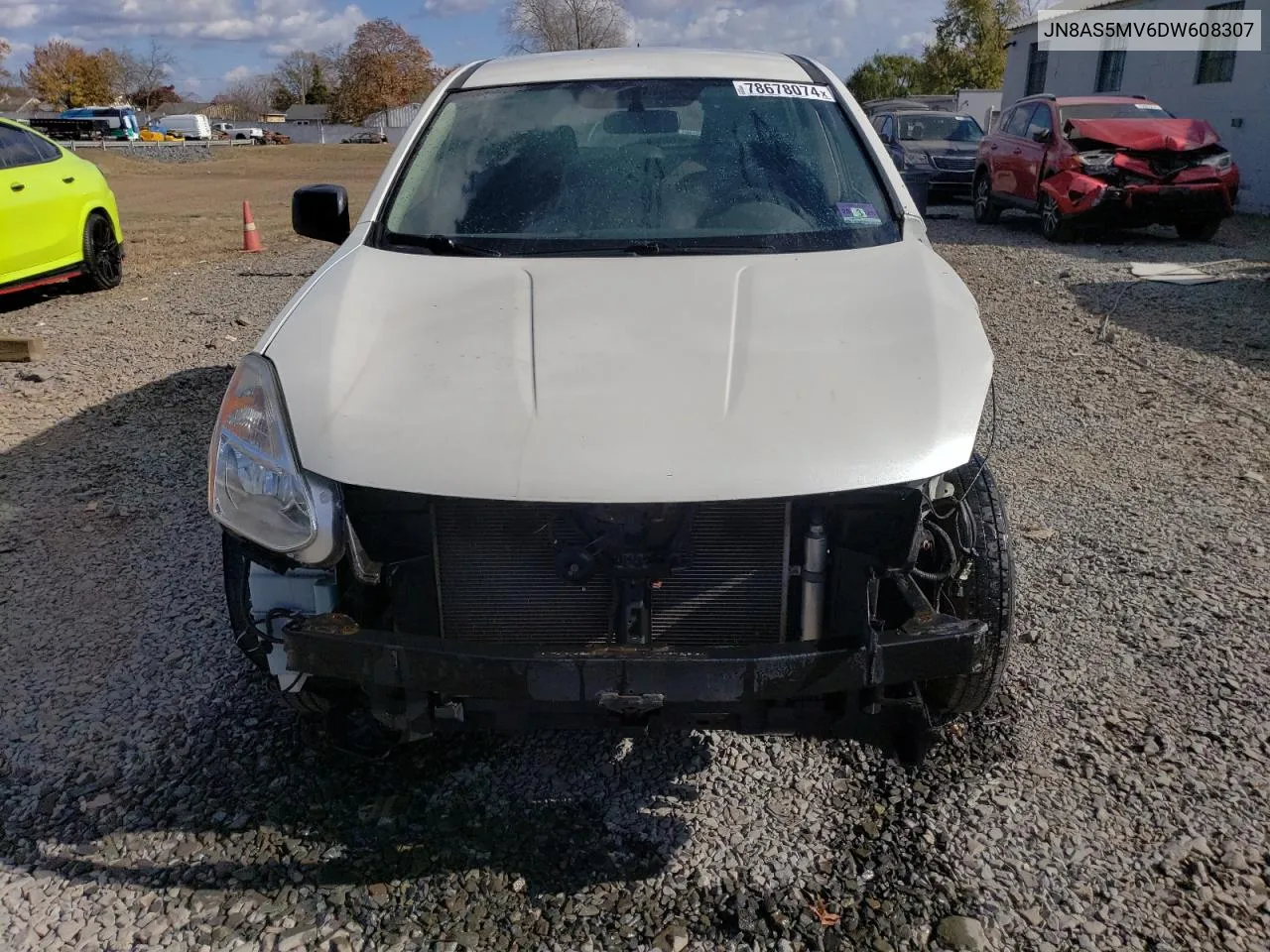 2013 Nissan Rogue S VIN: JN8AS5MV6DW608307 Lot: 78678074