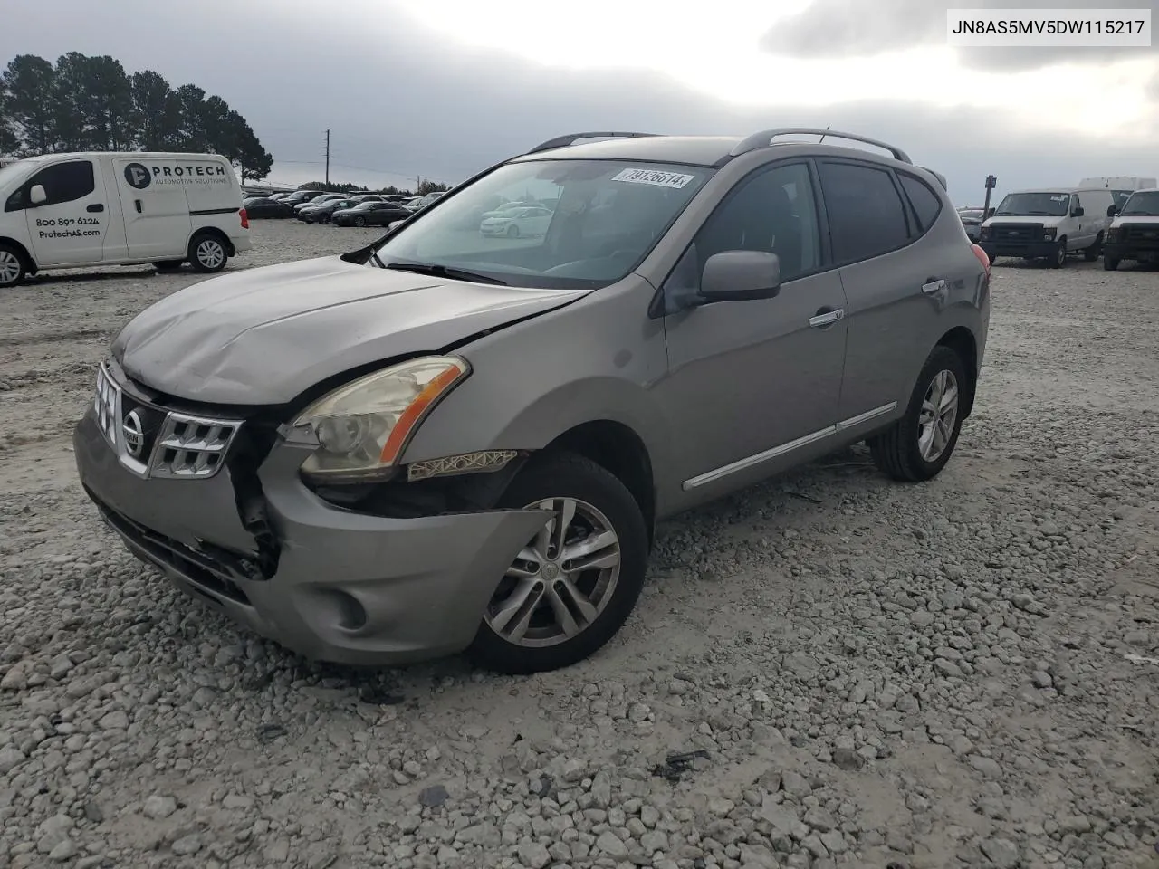 2013 Nissan Rogue S VIN: JN8AS5MV5DW115217 Lot: 79126614