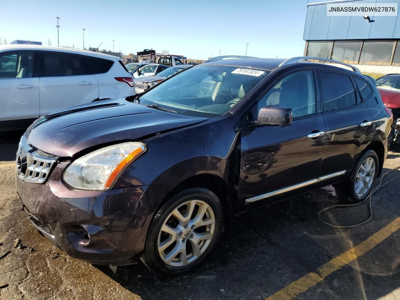 2013 Nissan Rogue S VIN: JN8AS5MV8DW627876 Lot: 79197324