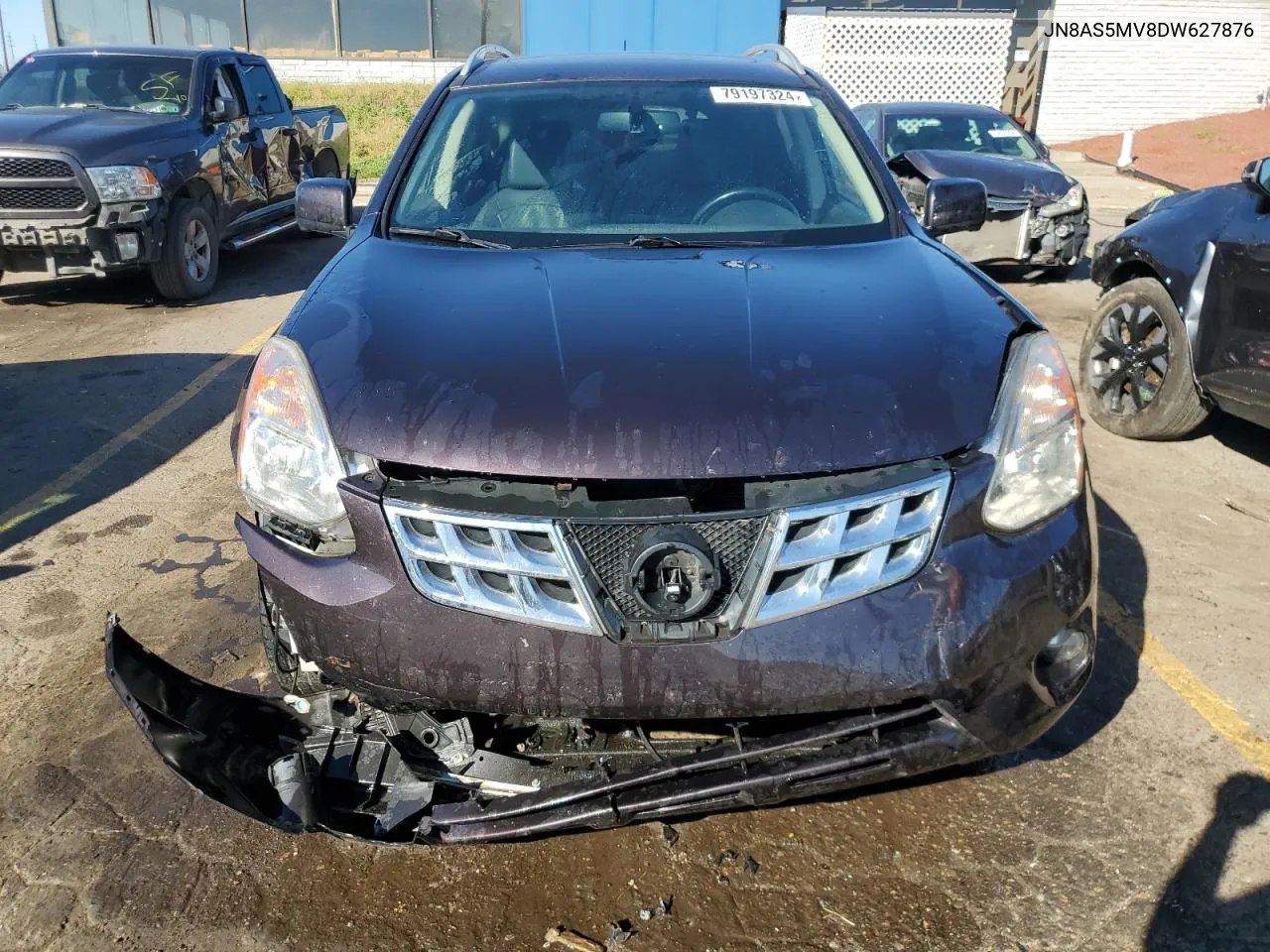 2013 Nissan Rogue S VIN: JN8AS5MV8DW627876 Lot: 79197324