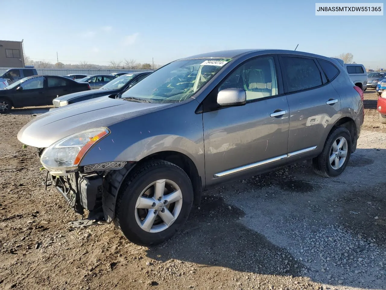 2013 Nissan Rogue S VIN: JN8AS5MTXDW551365 Lot: 79443414