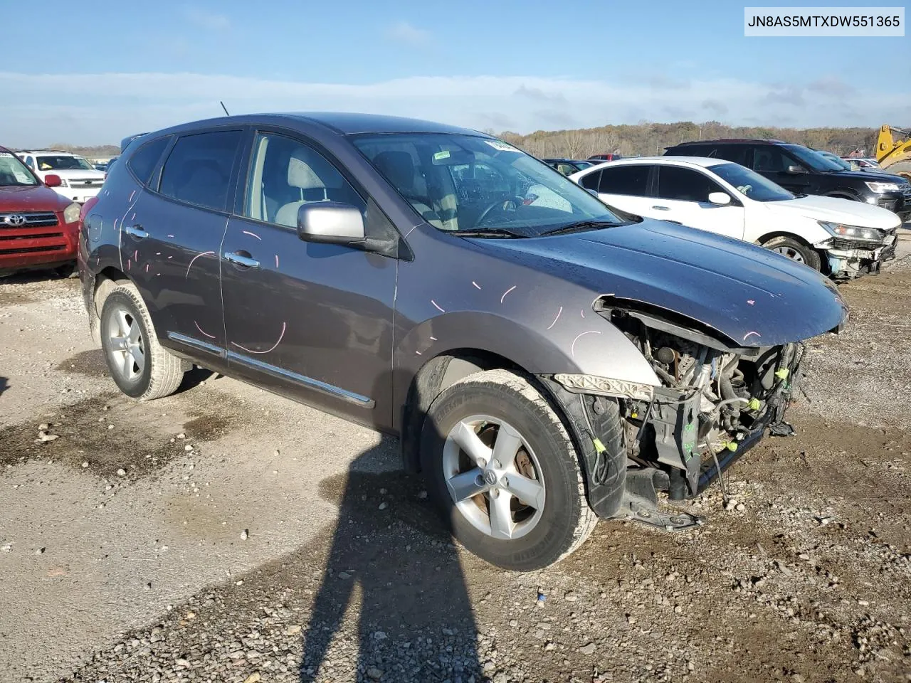 2013 Nissan Rogue S VIN: JN8AS5MTXDW551365 Lot: 79443414