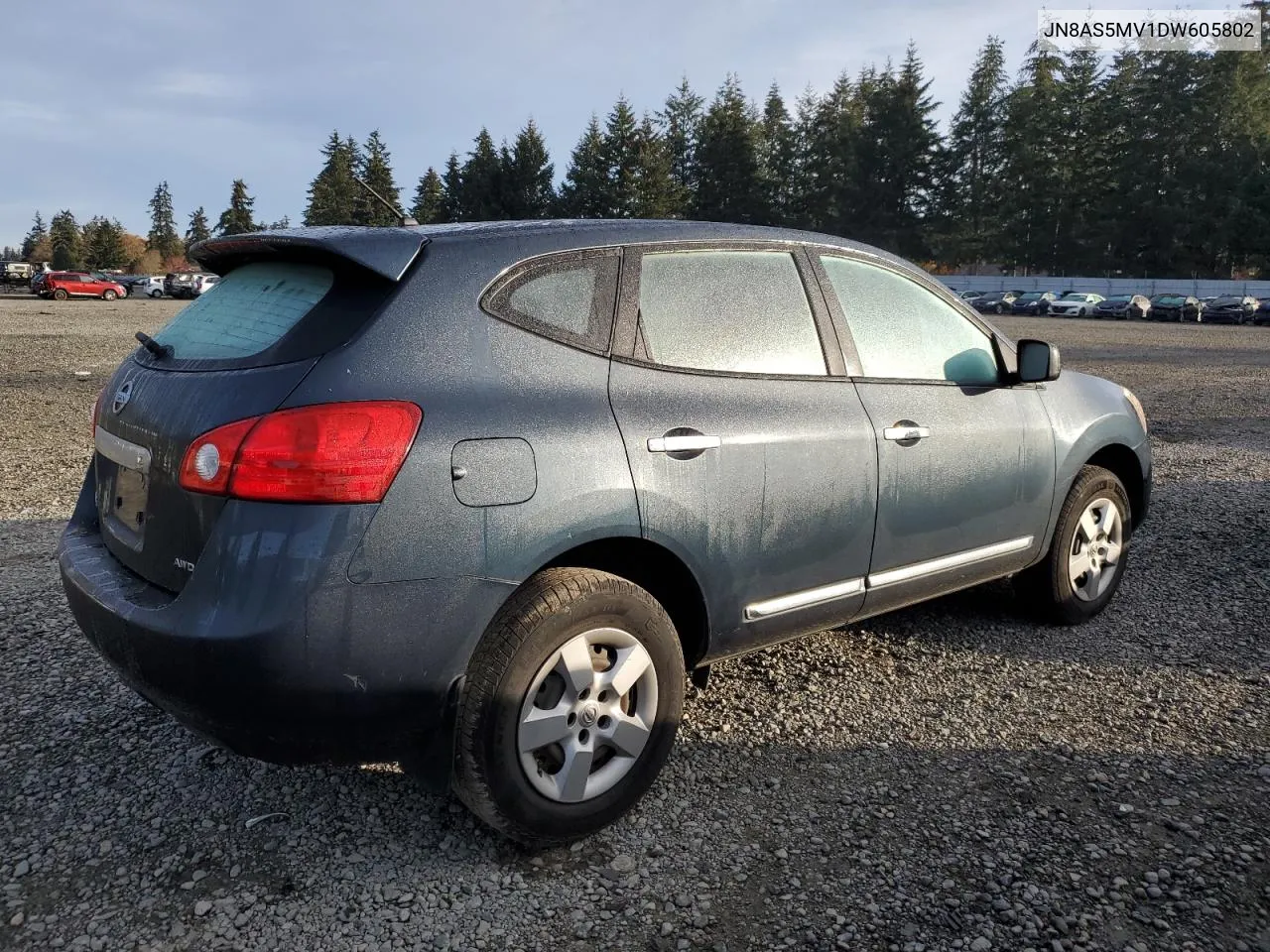 2013 Nissan Rogue S VIN: JN8AS5MV1DW605802 Lot: 79766424