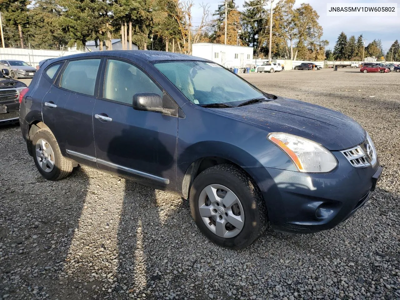 2013 Nissan Rogue S VIN: JN8AS5MV1DW605802 Lot: 79766424