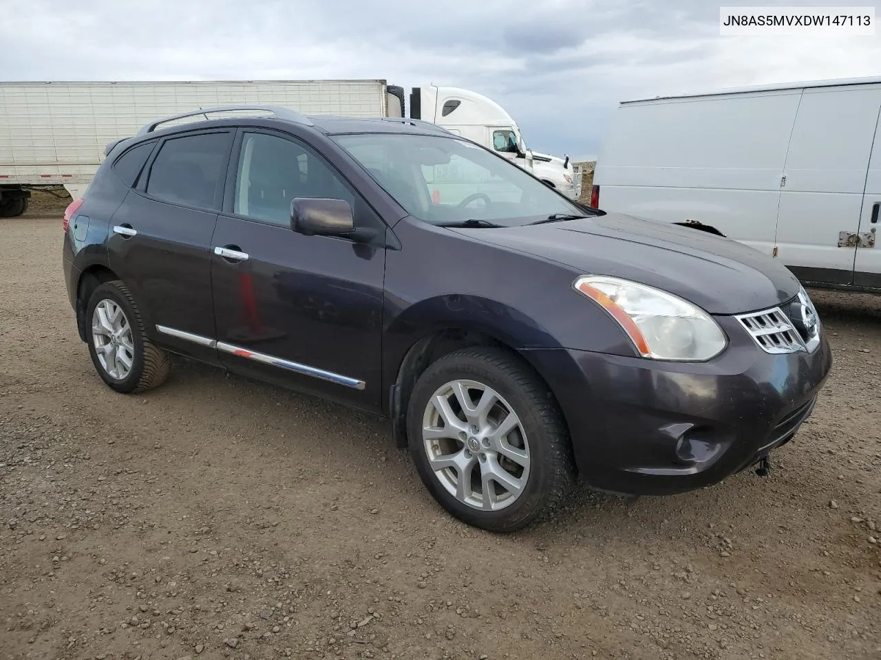 2013 Nissan Rogue S VIN: JN8AS5MVXDW147113 Lot: 79968014