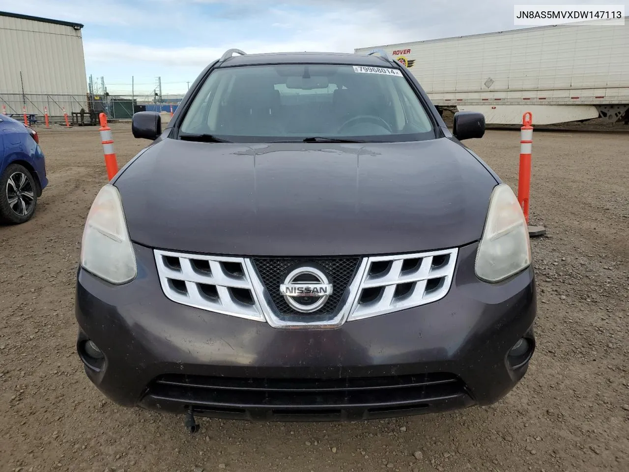 2013 Nissan Rogue S VIN: JN8AS5MVXDW147113 Lot: 79968014