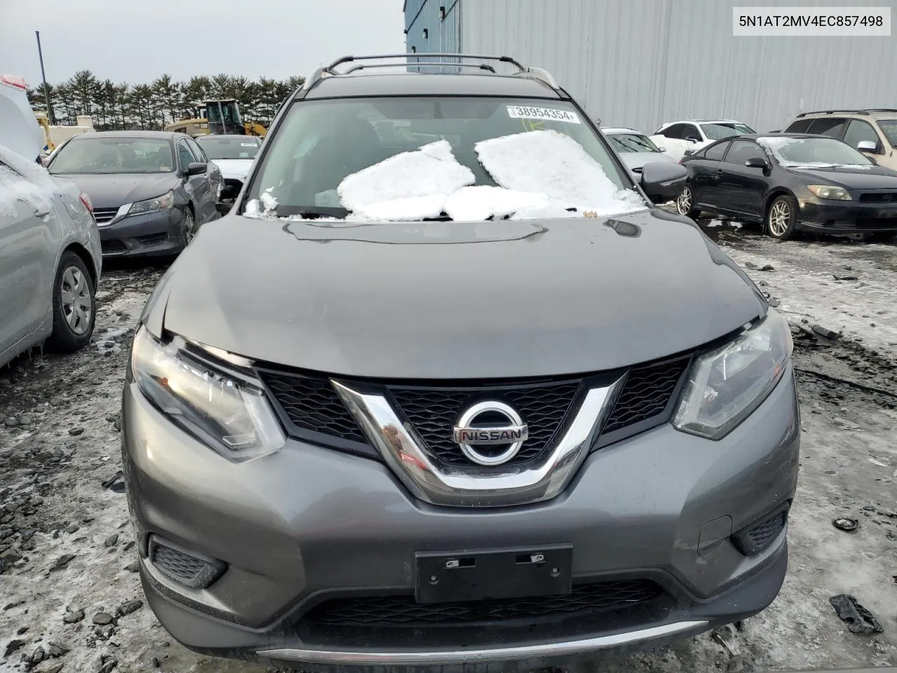 2014 Nissan Rogue S VIN: 5N1AT2MV4EC857498 Lot: 38954354