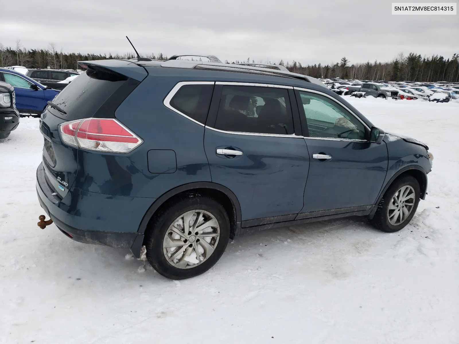 2014 Nissan Rogue S VIN: 5N1AT2MV8EC814315 Lot: 41393704