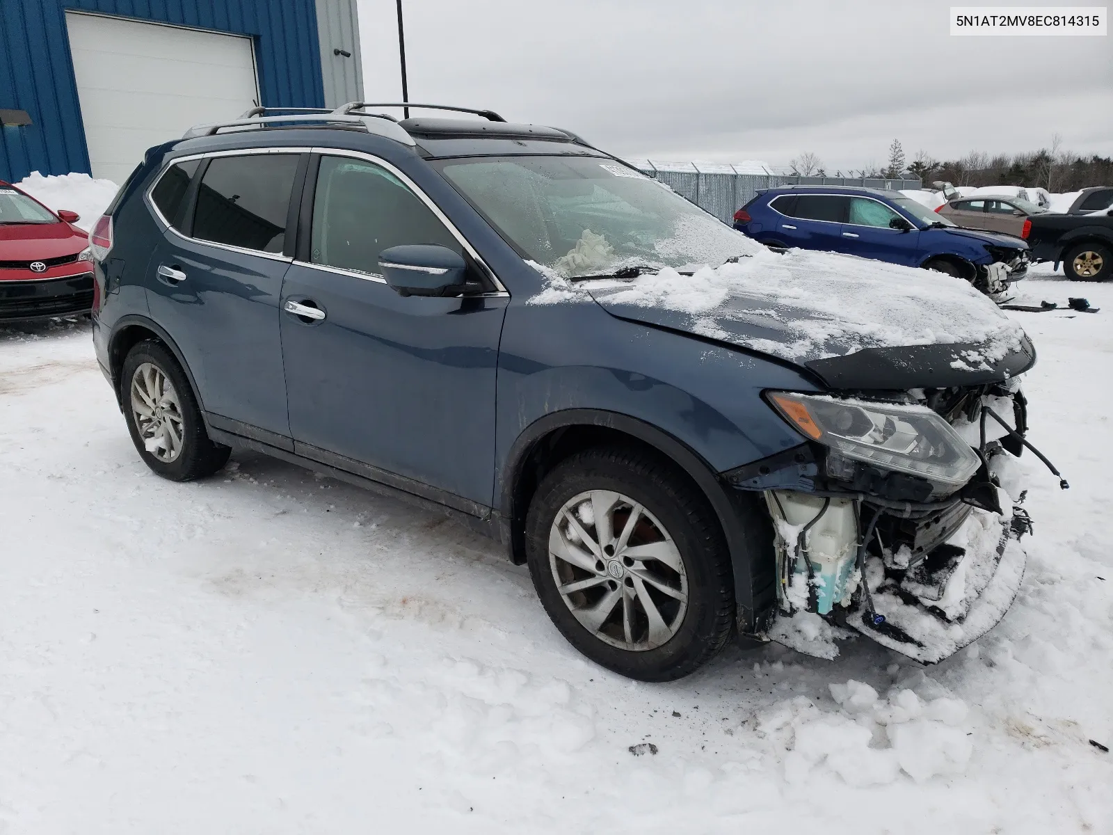 2014 Nissan Rogue S VIN: 5N1AT2MV8EC814315 Lot: 41393704