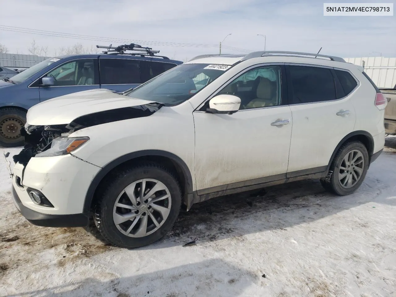 2014 Nissan Rogue S VIN: 5N1AT2MV4EC798713 Lot: 44421923