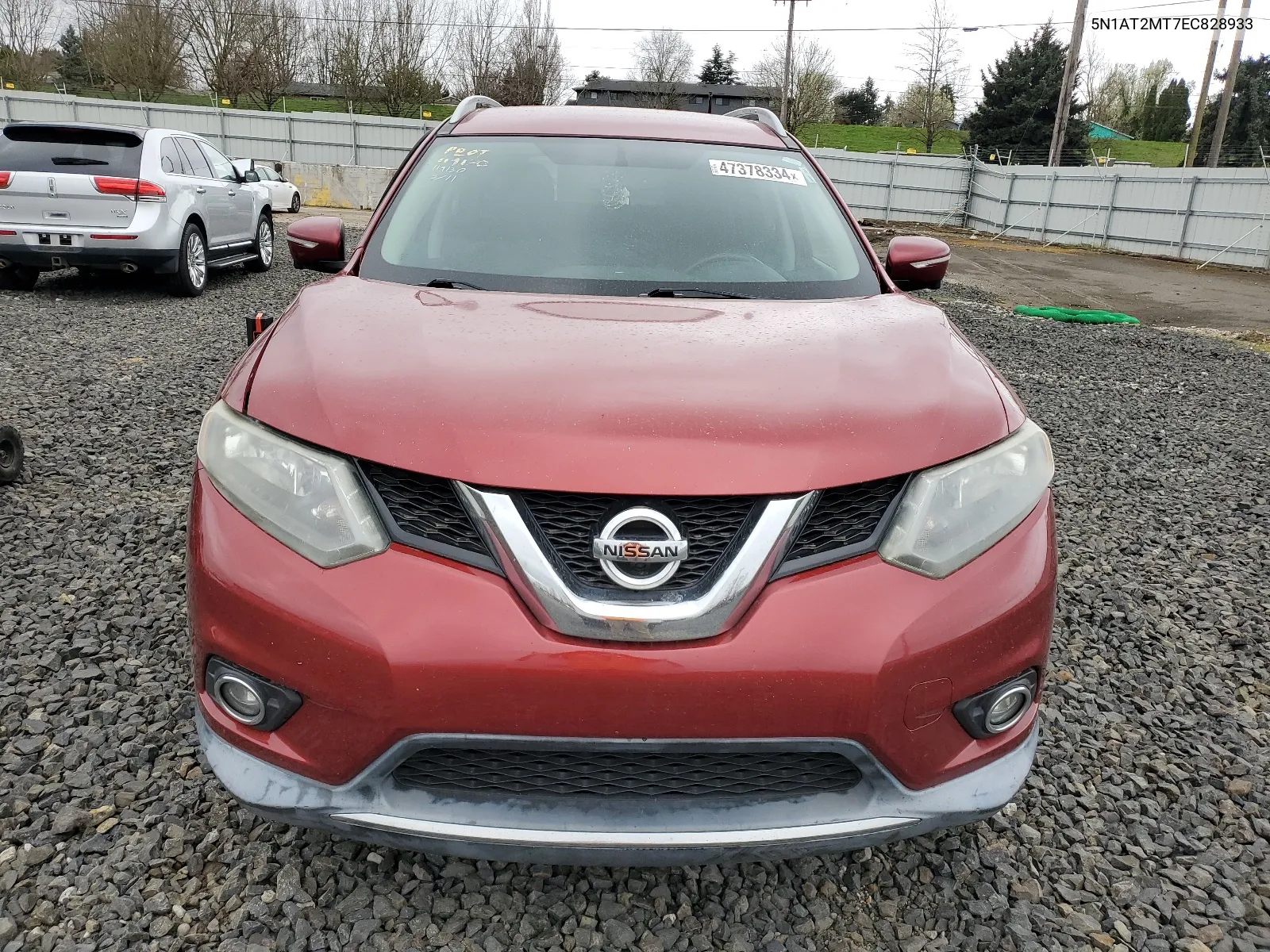 5N1AT2MT7EC828933 2014 Nissan Rogue S