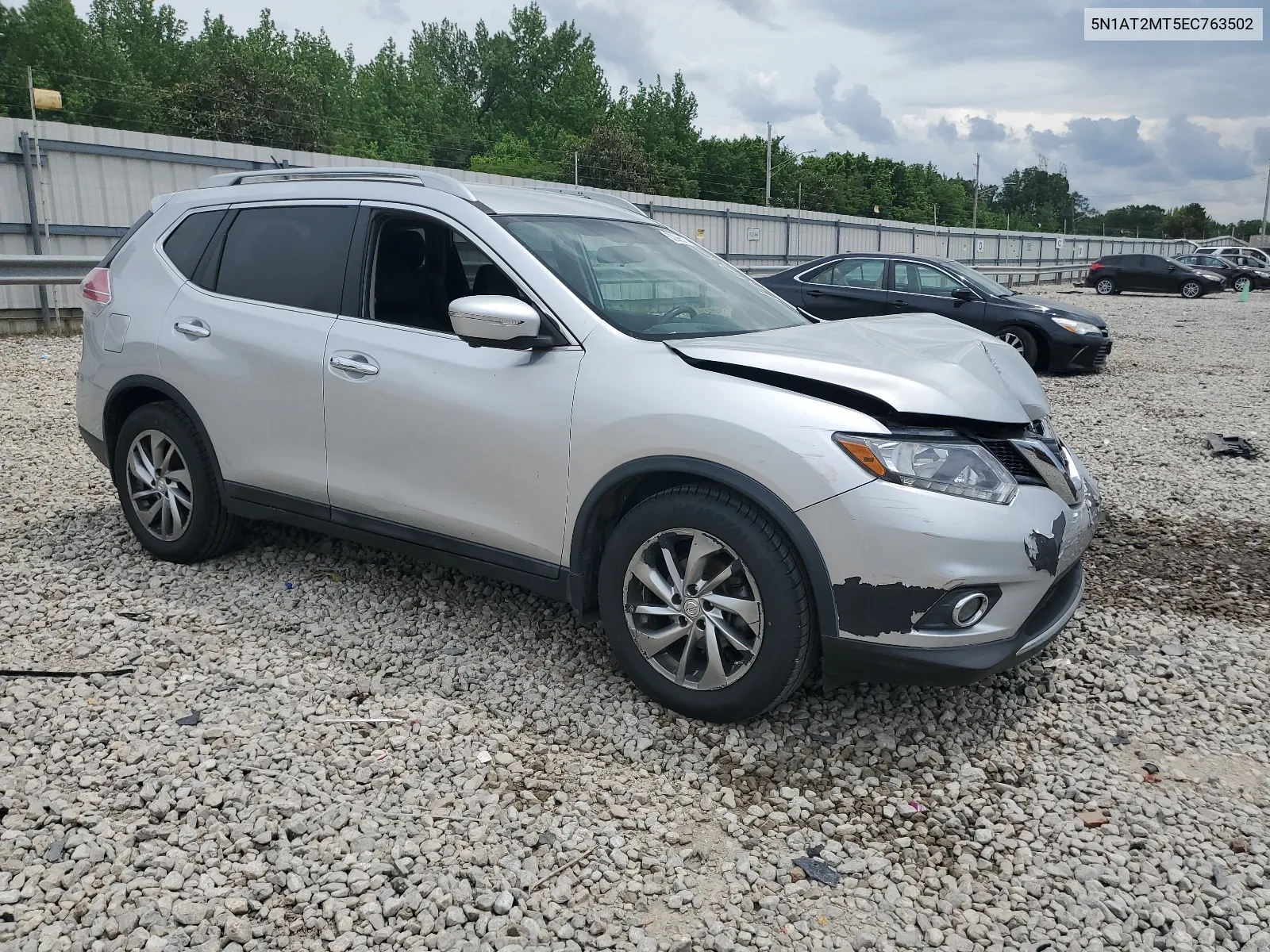 2014 Nissan Rogue S VIN: 5N1AT2MT5EC763502 Lot: 52865074