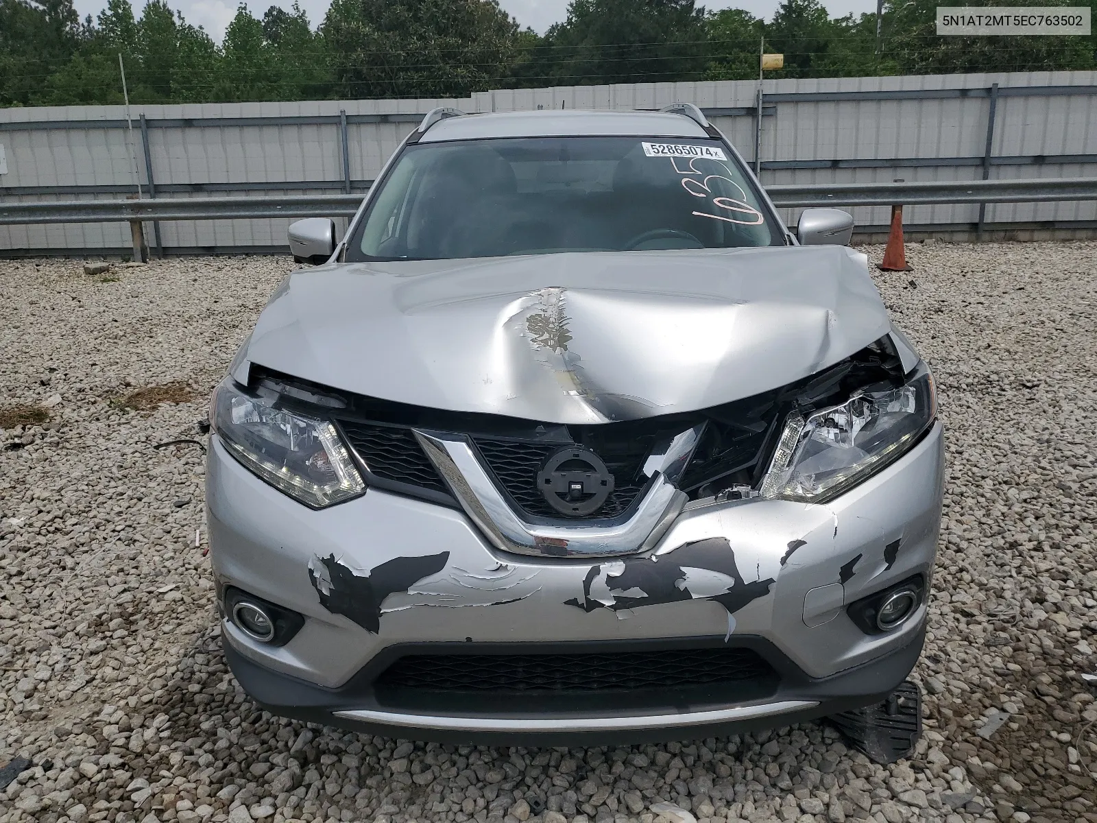 2014 Nissan Rogue S VIN: 5N1AT2MT5EC763502 Lot: 52865074