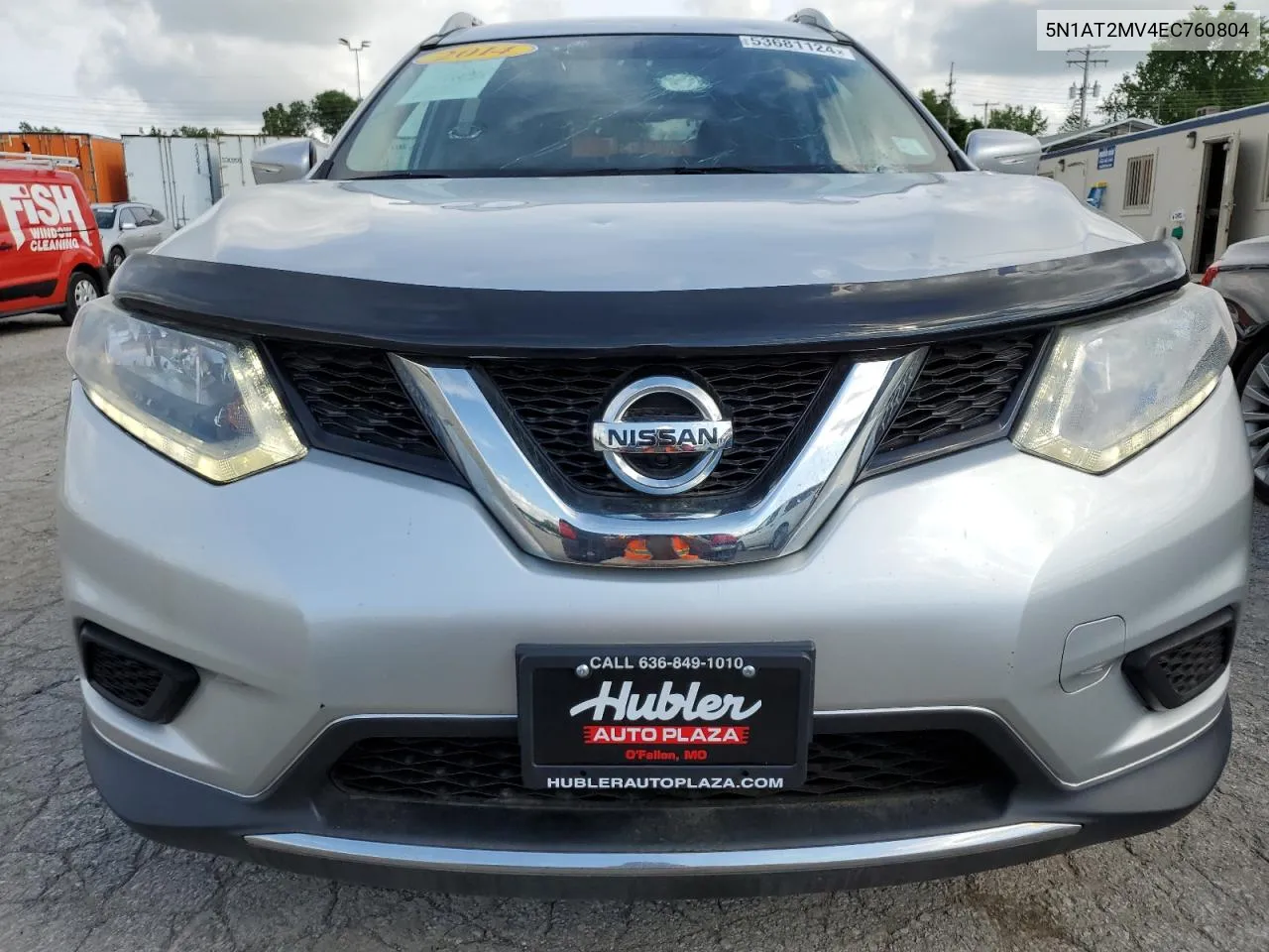 2014 Nissan Rogue S VIN: 5N1AT2MV4EC760804 Lot: 53681124