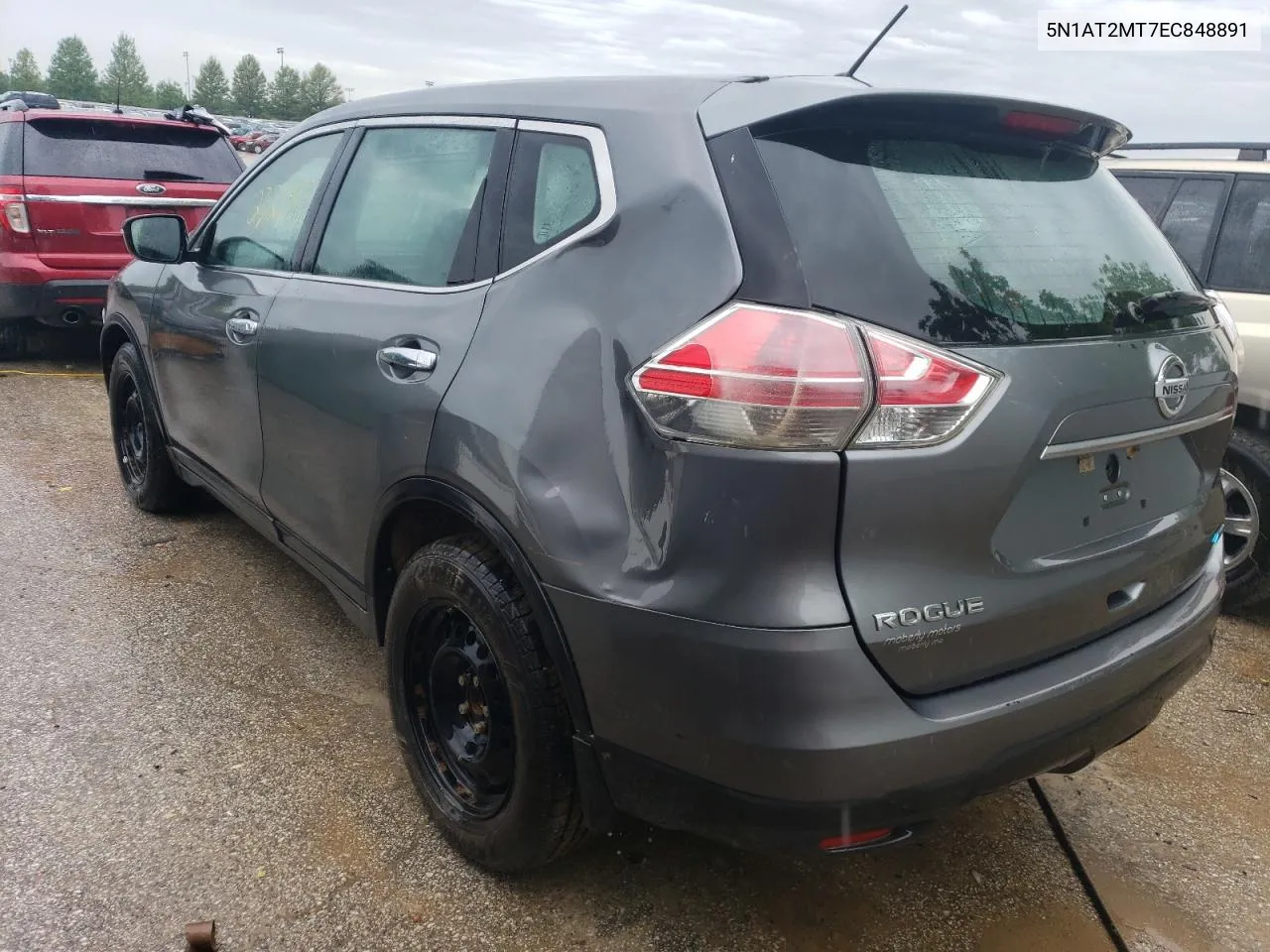 2014 Nissan Rogue S VIN: 5N1AT2MT7EC848891 Lot: 55037784