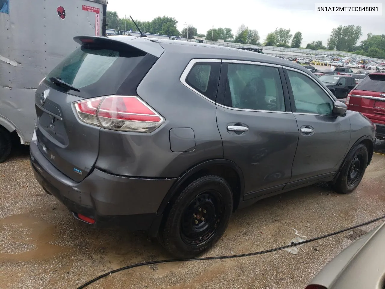 2014 Nissan Rogue S VIN: 5N1AT2MT7EC848891 Lot: 55037784