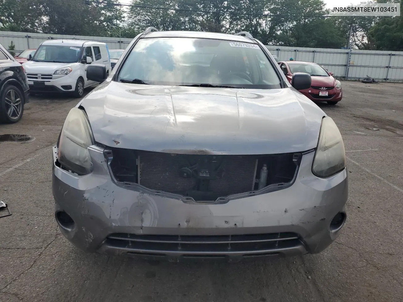 JN8AS5MT8EW103451 2014 Nissan Rogue Select S