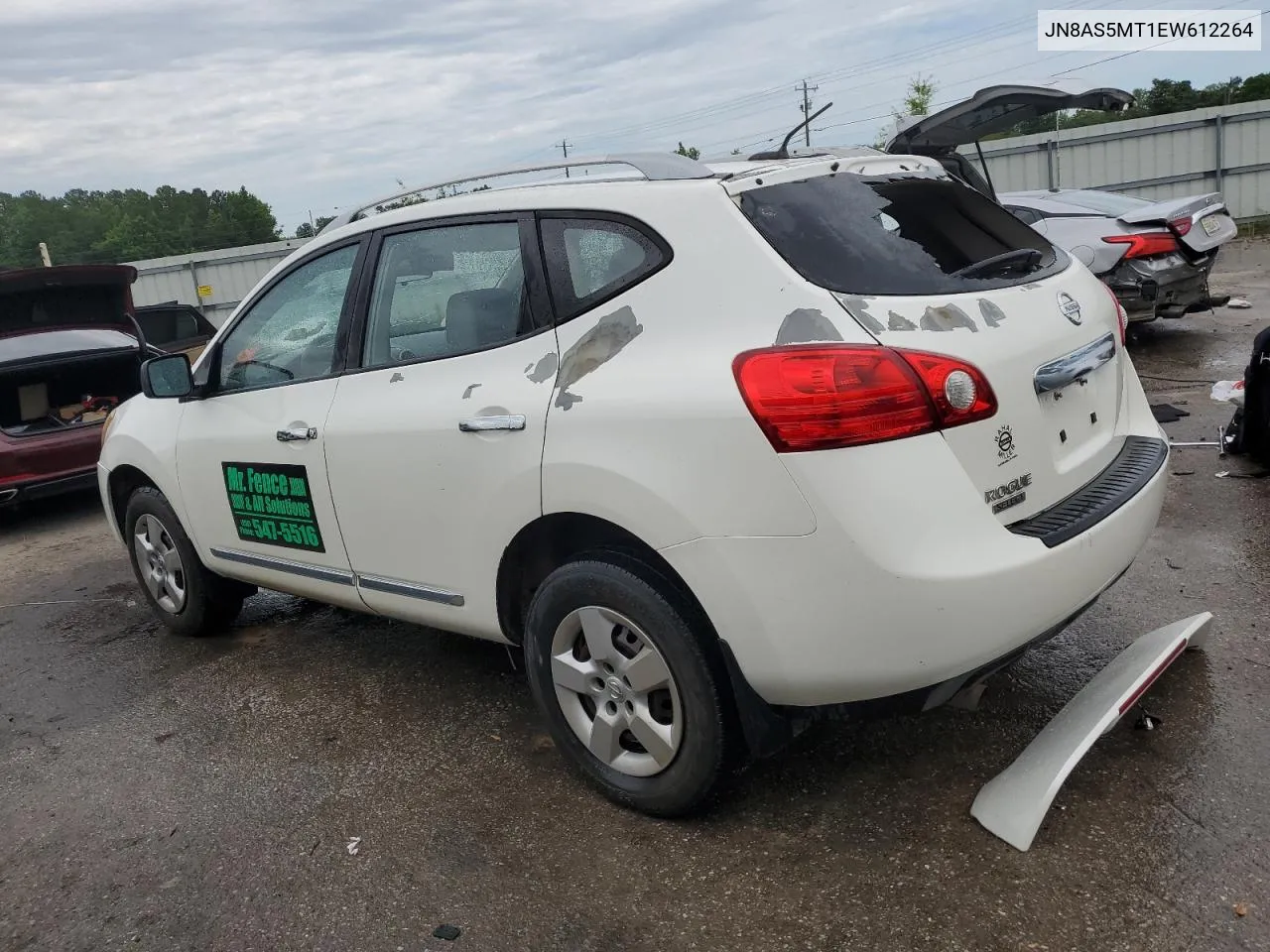 2014 Nissan Rogue Select S VIN: JN8AS5MT1EW612264 Lot: 56524894