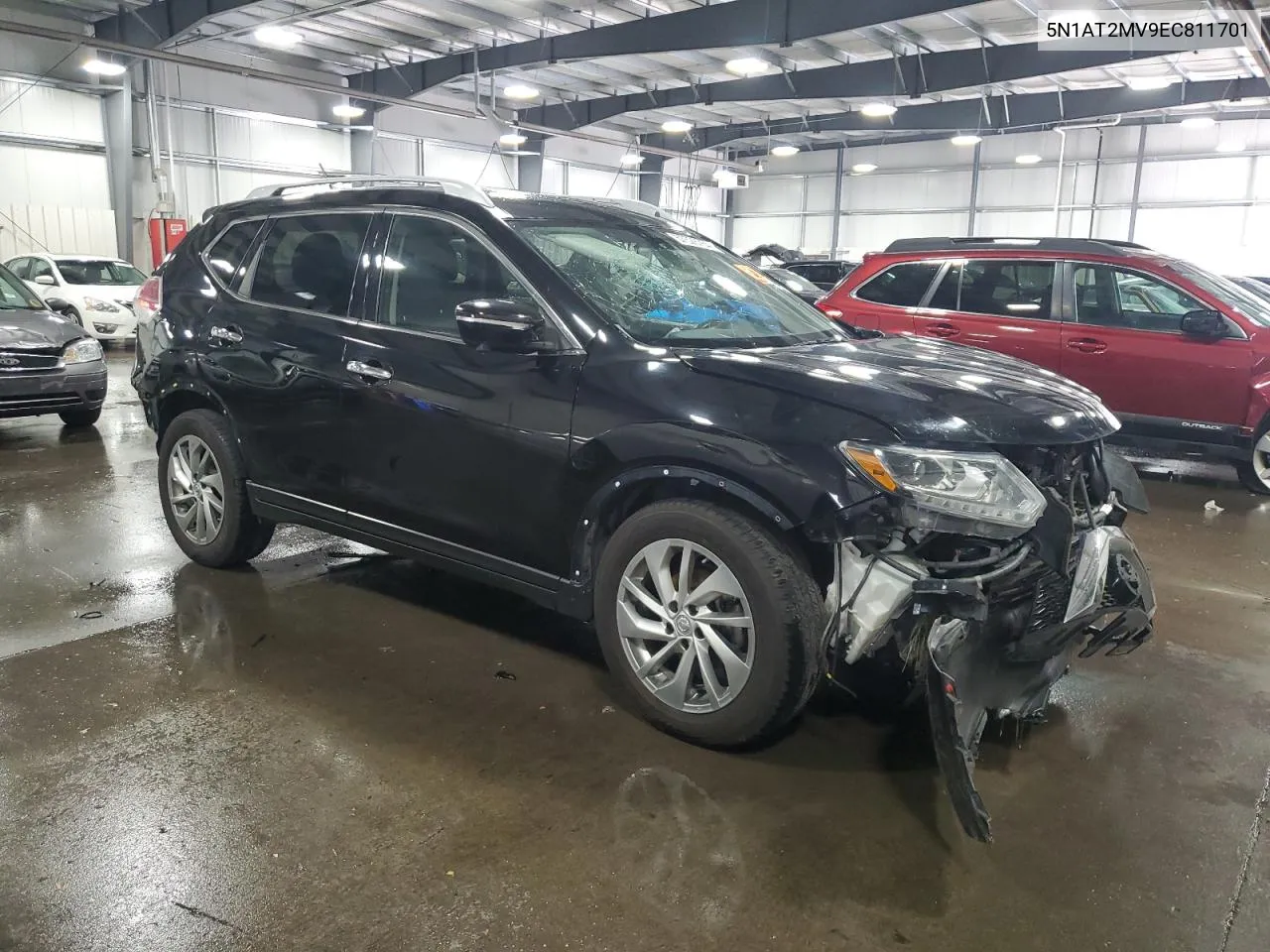 2014 Nissan Rogue S VIN: 5N1AT2MV9EC811701 Lot: 57528764