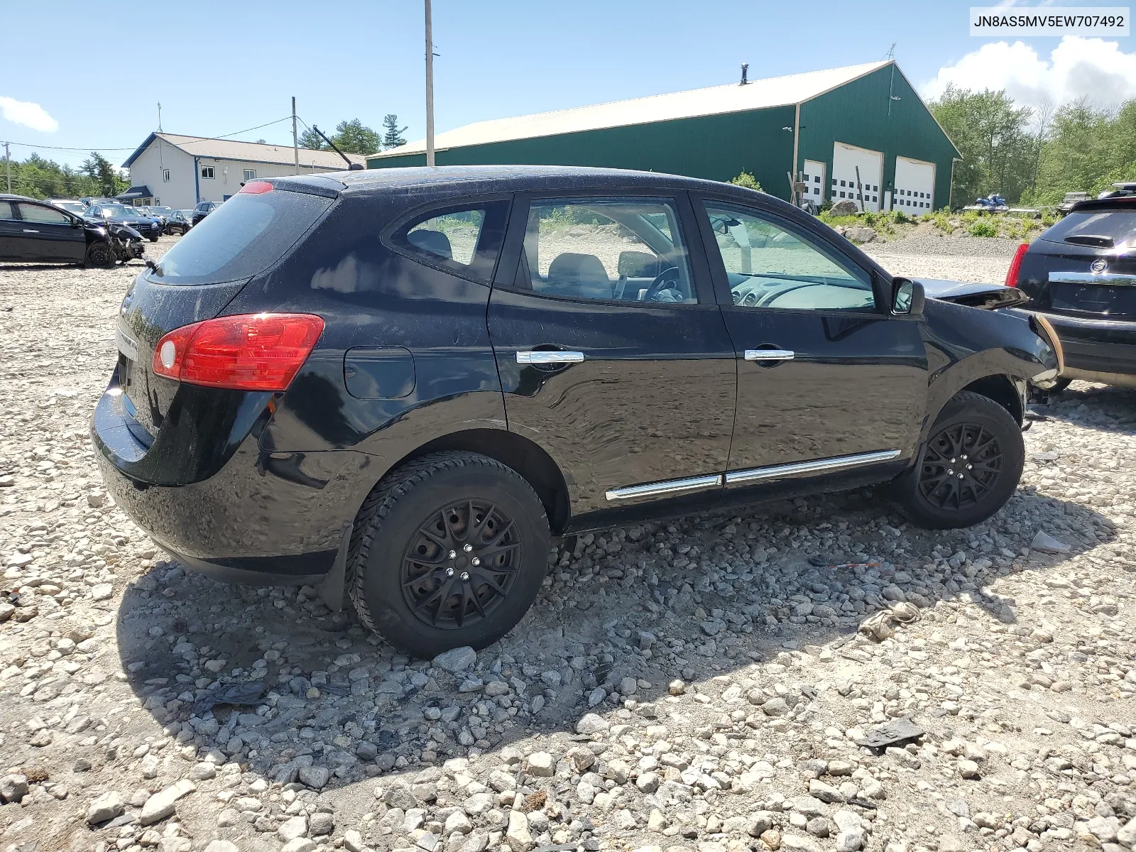 2014 Nissan Rogue Select S VIN: JN8AS5MV5EW707492 Lot: 58128724