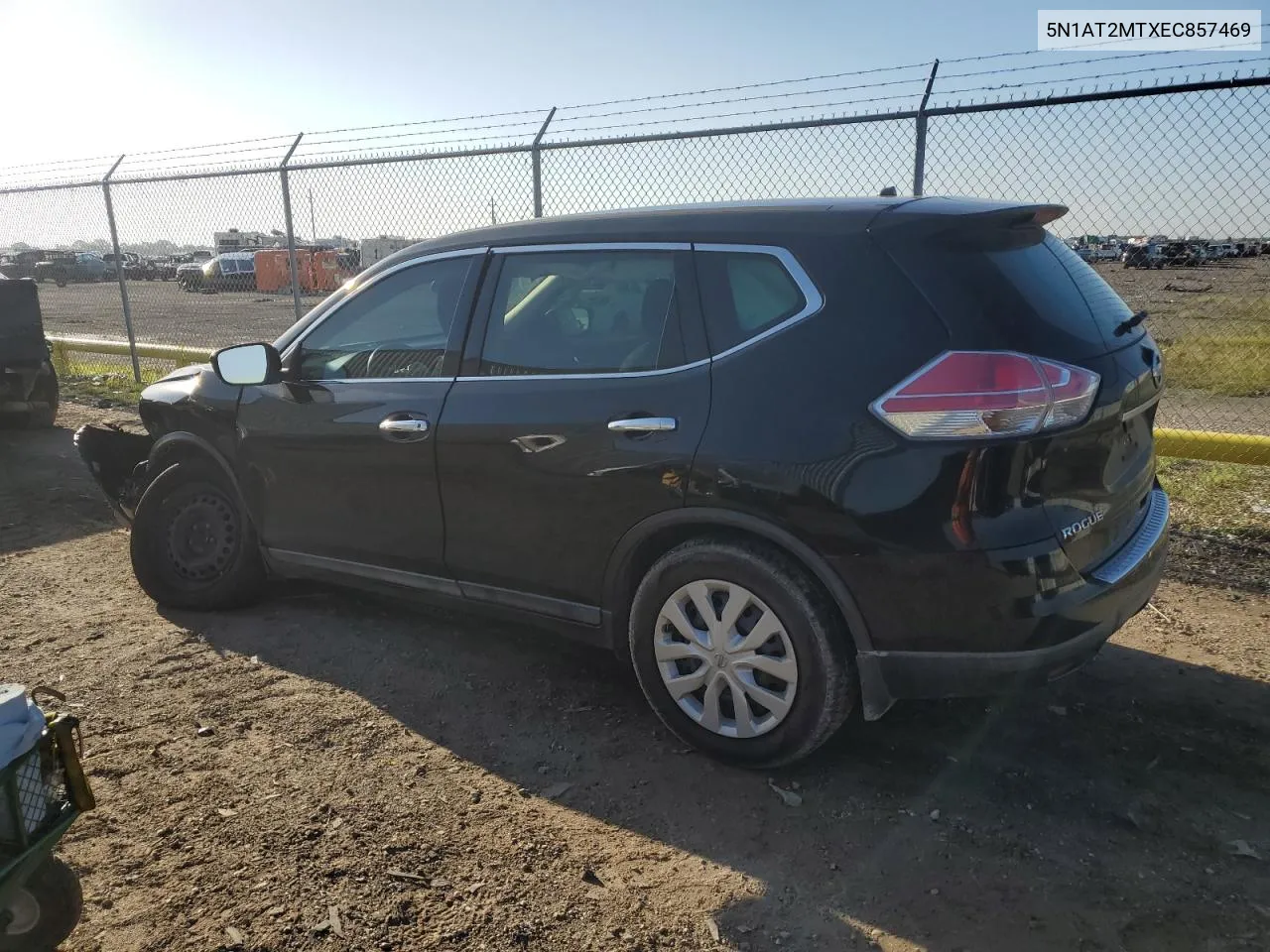 2014 Nissan Rogue S VIN: 5N1AT2MTXEC857469 Lot: 59737814