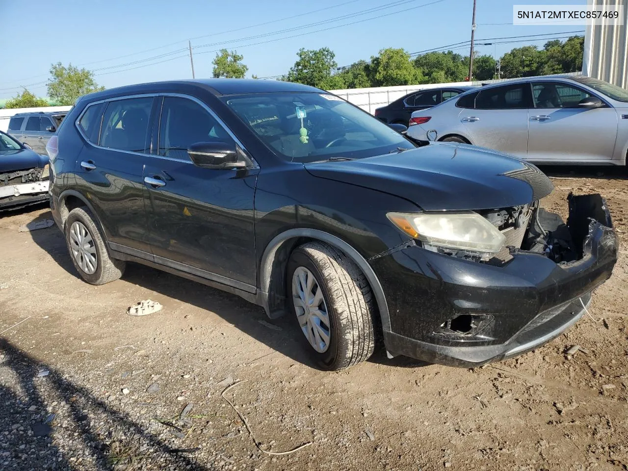 2014 Nissan Rogue S VIN: 5N1AT2MTXEC857469 Lot: 59737814