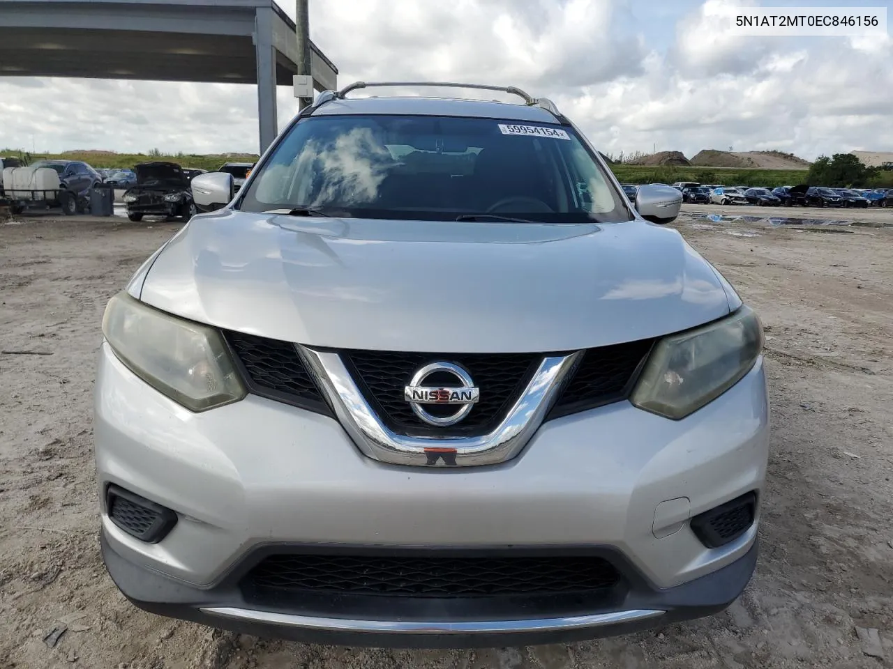 2014 Nissan Rogue S VIN: 5N1AT2MT0EC846156 Lot: 59954154