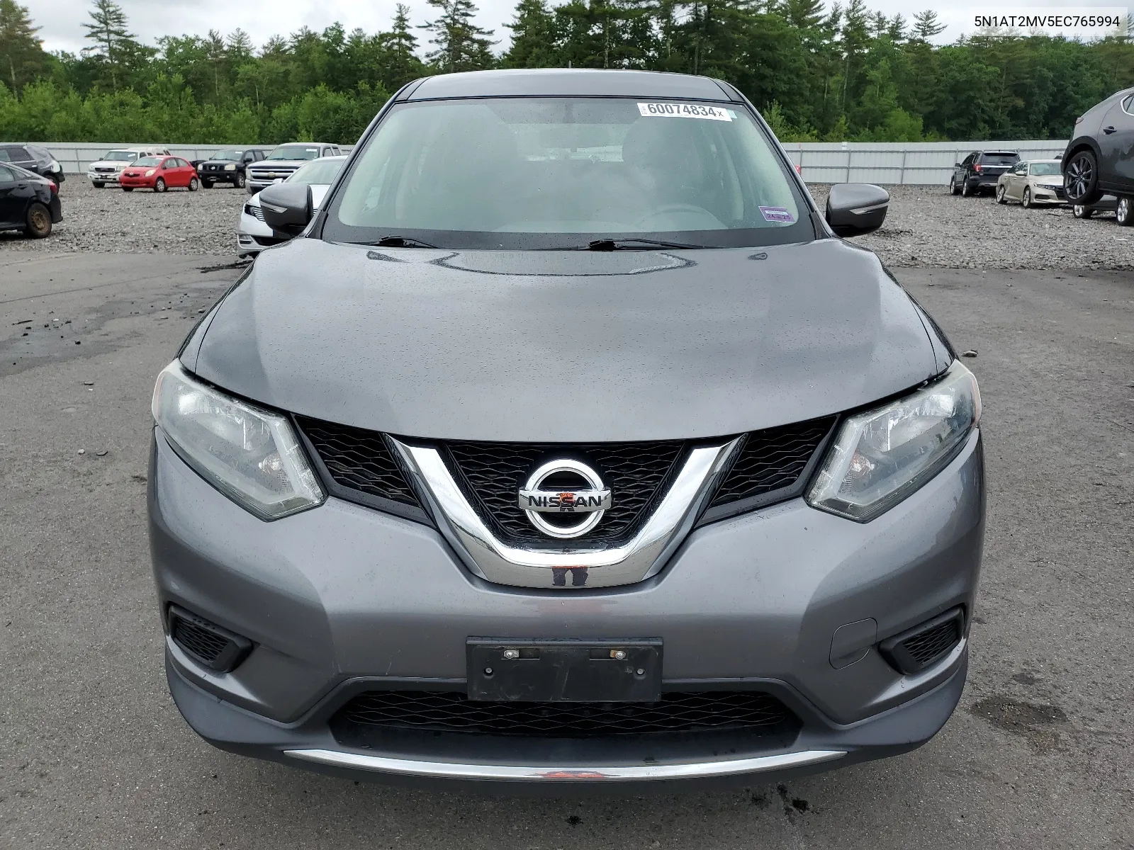 2014 Nissan Rogue S VIN: 5N1AT2MV5EC765994 Lot: 60074834