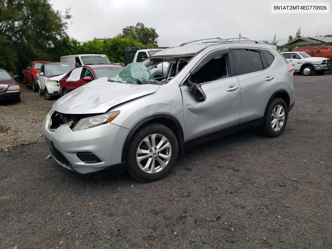 2014 Nissan Rogue S VIN: 5N1AT2MT4EC770926 Lot: 60139344