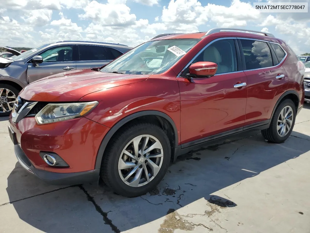 2014 Nissan Rogue S VIN: 5N1AT2MT5EC778047 Lot: 60300134