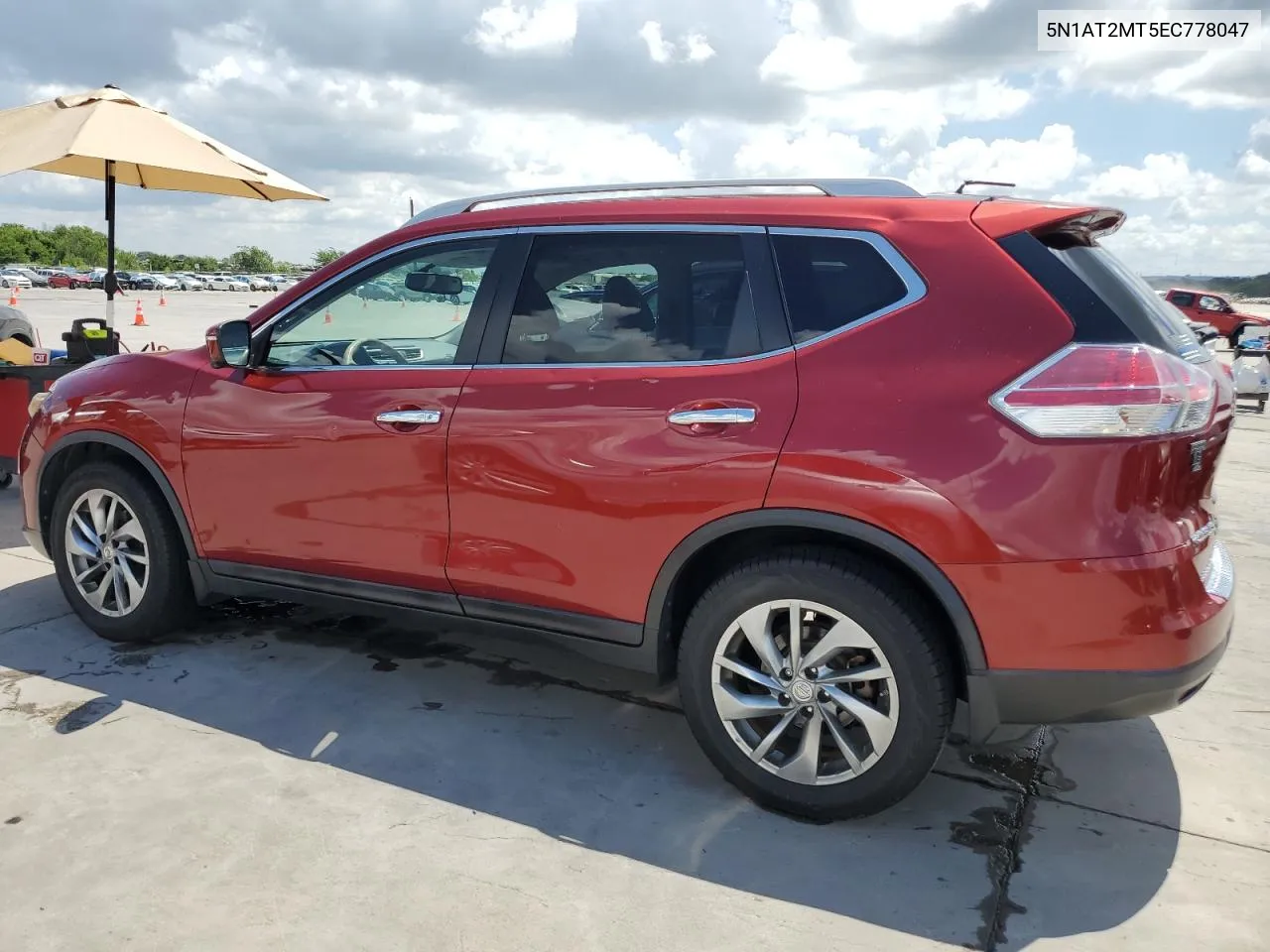 2014 Nissan Rogue S VIN: 5N1AT2MT5EC778047 Lot: 60300134