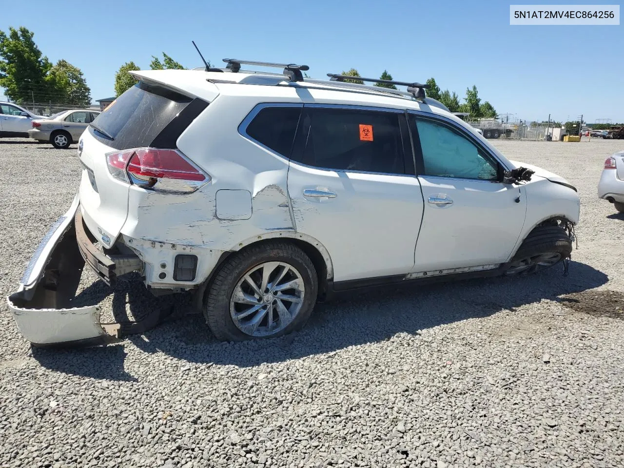 5N1AT2MV4EC864256 2014 Nissan Rogue S