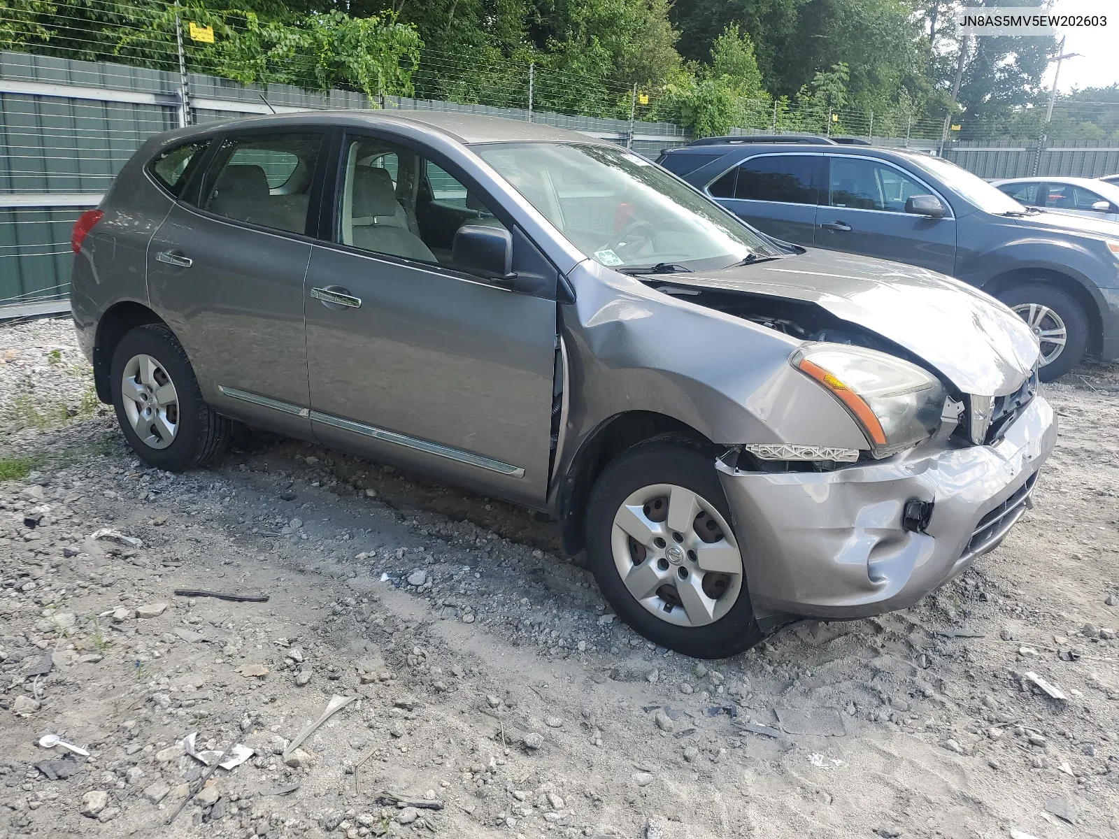 2014 Nissan Rogue Select S VIN: JN8AS5MV5EW202603 Lot: 62301944