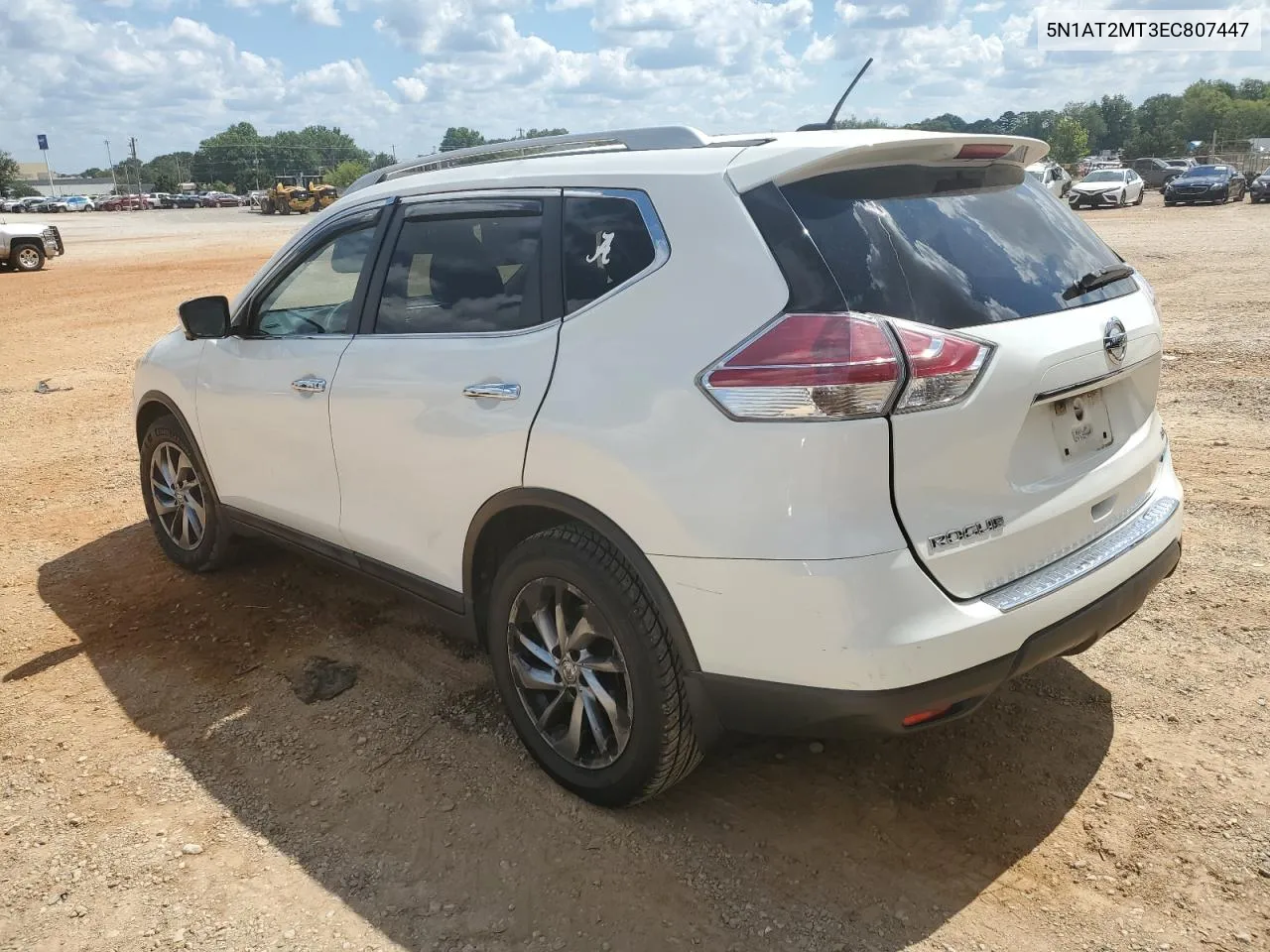 2014 Nissan Rogue S VIN: 5N1AT2MT3EC807447 Lot: 62853844