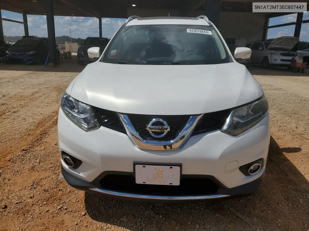 5N1AT2MT3EC807447 2014 Nissan Rogue S