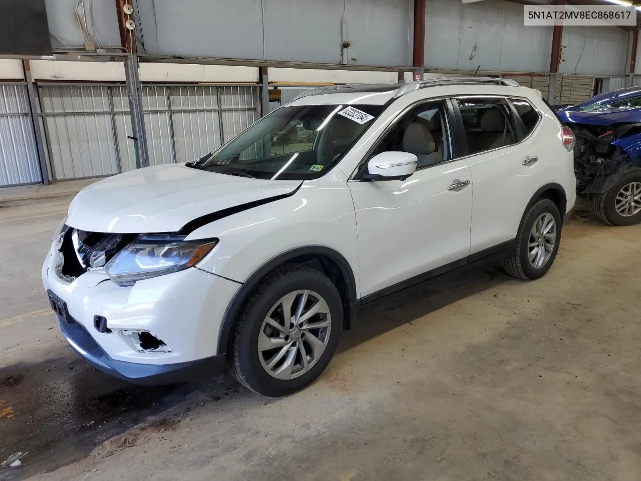 2014 Nissan Rogue S VIN: 5N1AT2MV8EC868617 Lot: 63203164