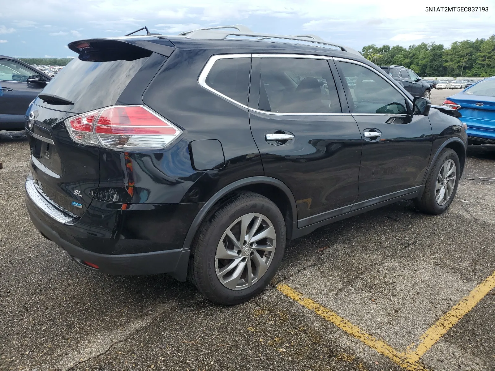 2014 Nissan Rogue S VIN: 5N1AT2MT5EC837193 Lot: 63486224