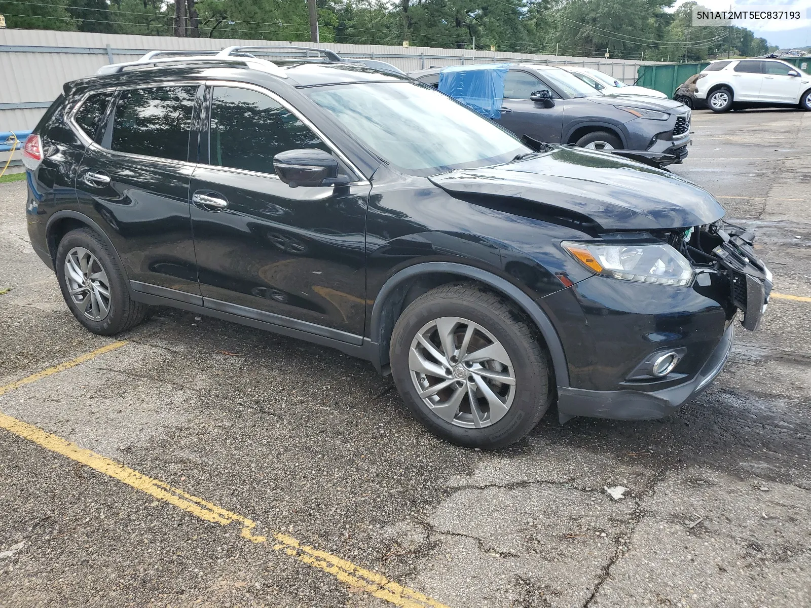 2014 Nissan Rogue S VIN: 5N1AT2MT5EC837193 Lot: 63486224