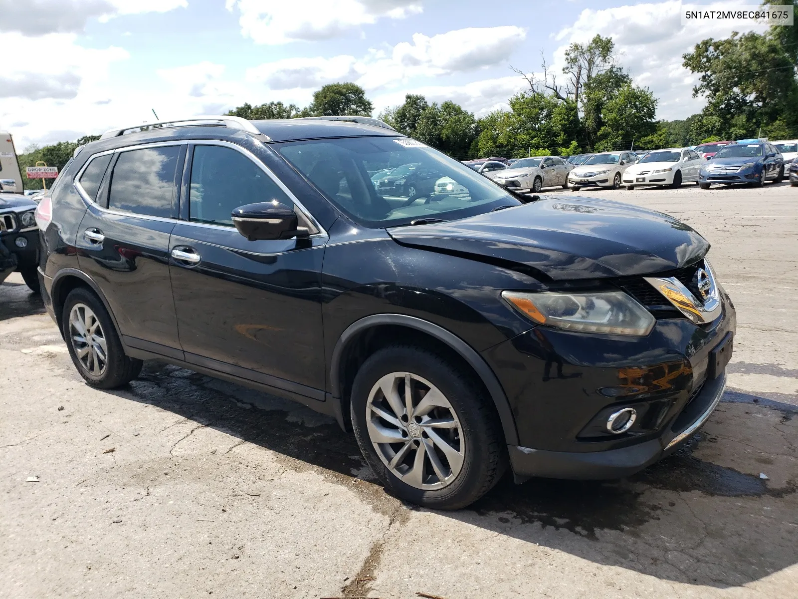 2014 Nissan Rogue S VIN: 5N1AT2MV8EC841675 Lot: 63686784