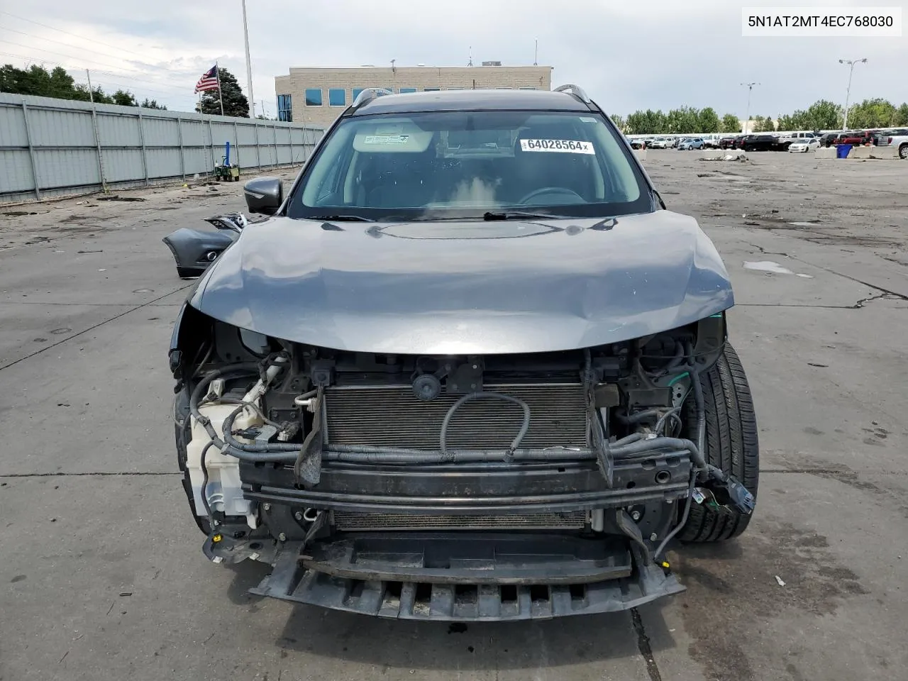 2014 Nissan Rogue S VIN: 5N1AT2MT4EC768030 Lot: 64028564