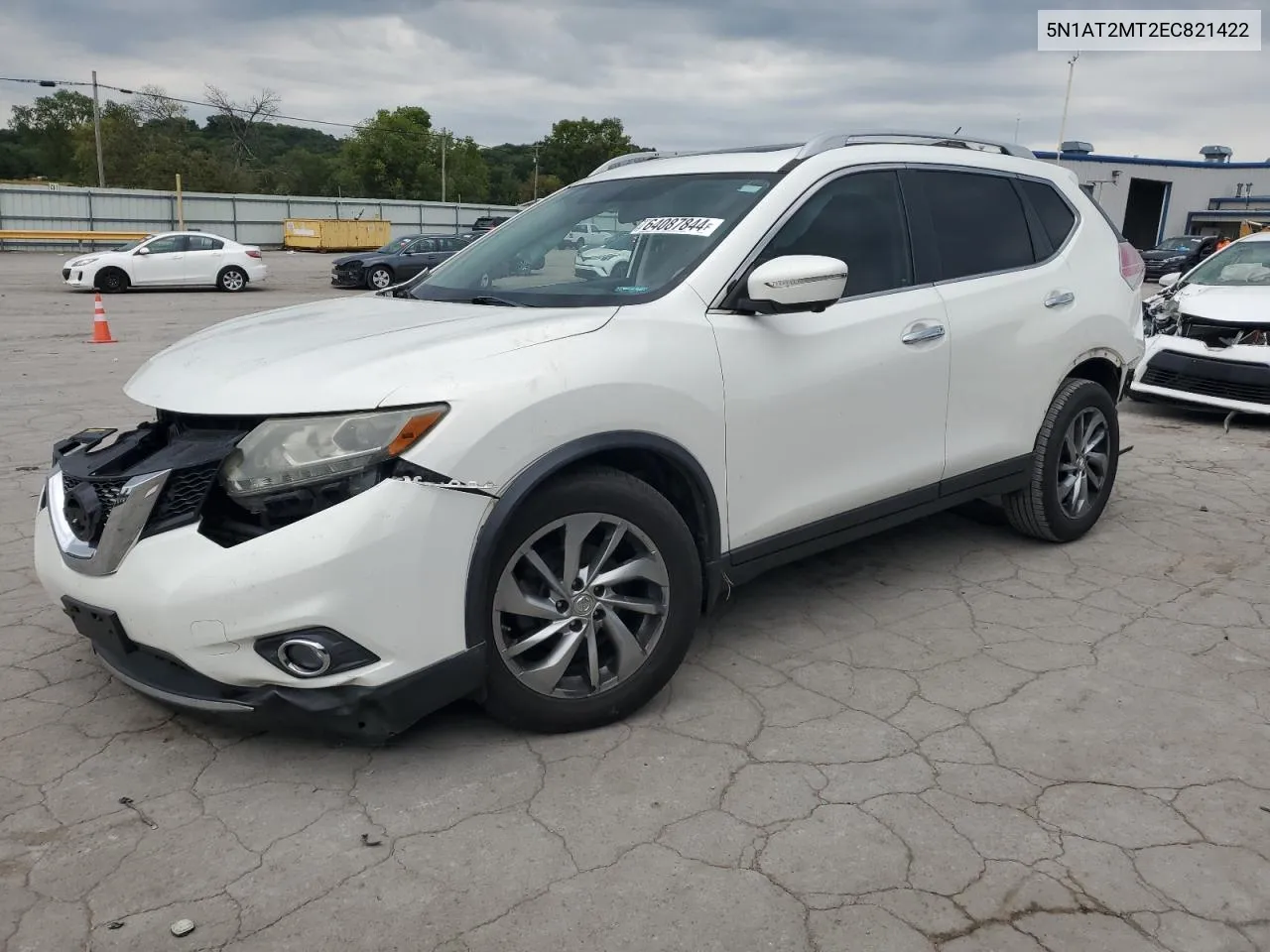 2014 Nissan Rogue S VIN: 5N1AT2MT2EC821422 Lot: 64087844