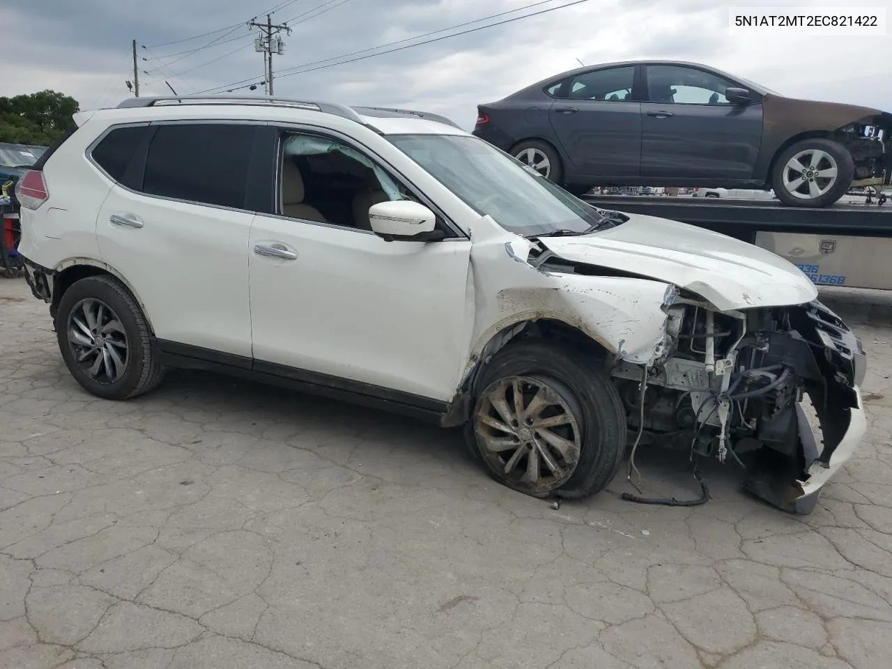 2014 Nissan Rogue S VIN: 5N1AT2MT2EC821422 Lot: 64087844