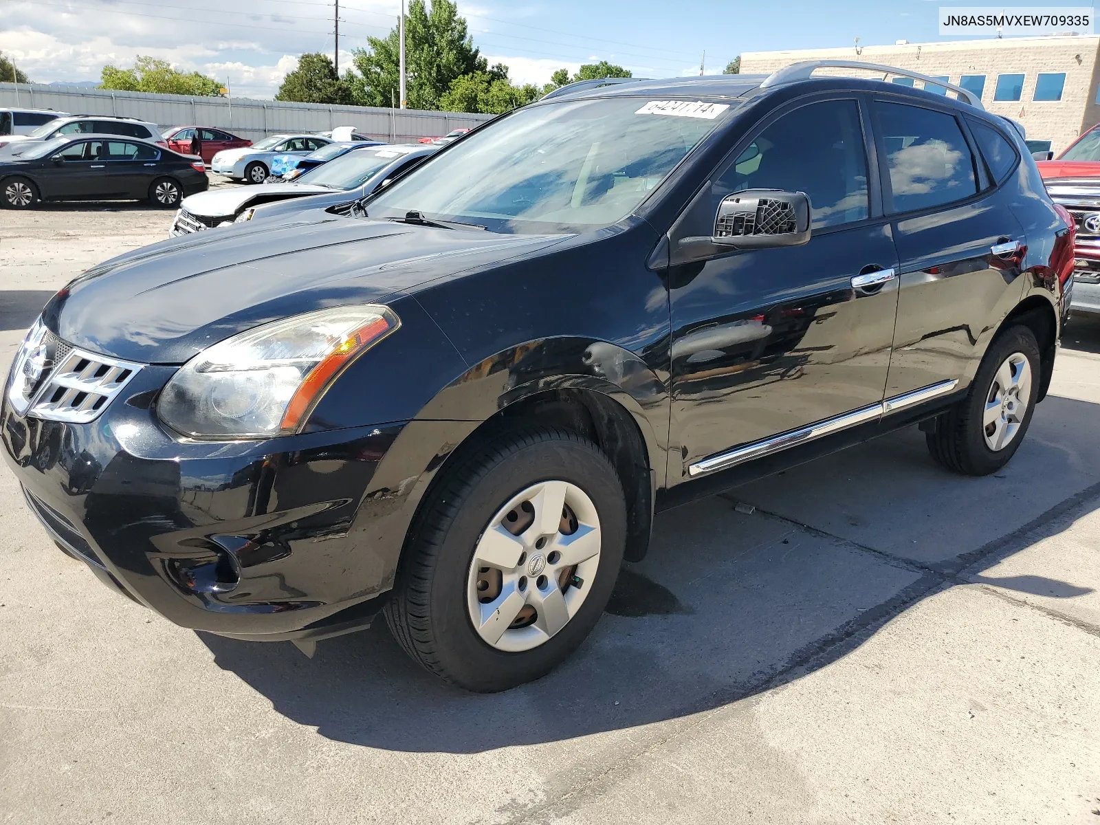 2014 Nissan Rogue Select S VIN: JN8AS5MVXEW709335 Lot: 64241114