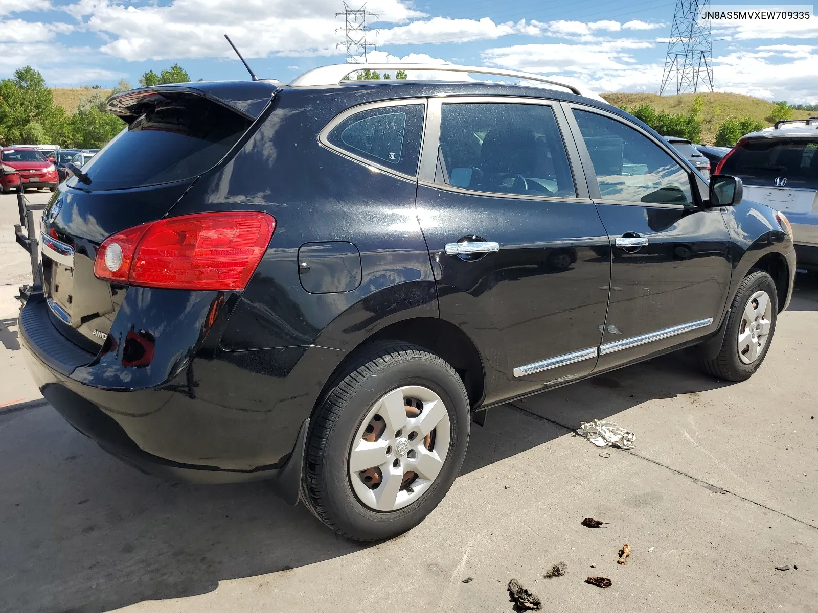 2014 Nissan Rogue Select S VIN: JN8AS5MVXEW709335 Lot: 64241114