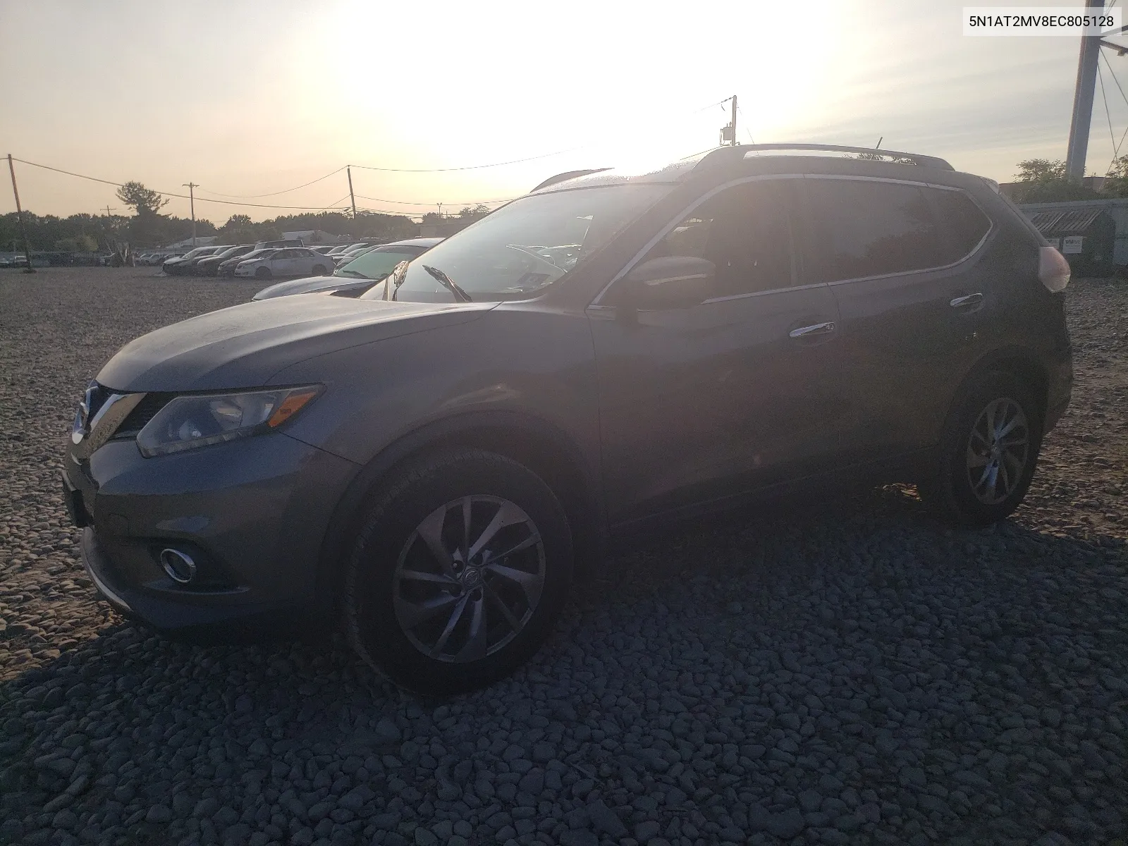 2014 Nissan Rogue S VIN: 5N1AT2MV8EC805128 Lot: 64254424